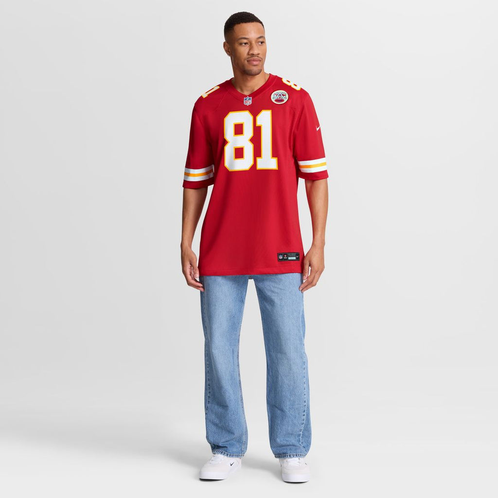 Nikko Remigio Kansas City Chiefs Nike Team Game Jersey - Red Official NFL Team Apparel Football Fan Gear