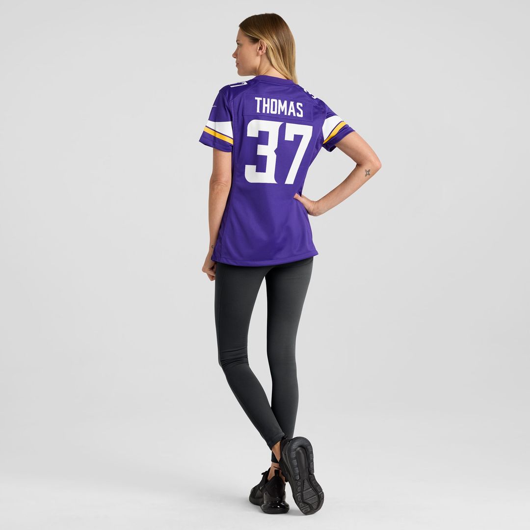 Tavierre Thomas Minnesota Vikings Nike Women's Team Game Jersey - Purple Official NFL Team Apparel Football Fan Gear