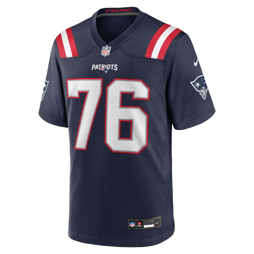 Morgan Moses New England Patriots Nike Team Game Jersey - Navy Official NFL Team Apparel Football Fan Gear