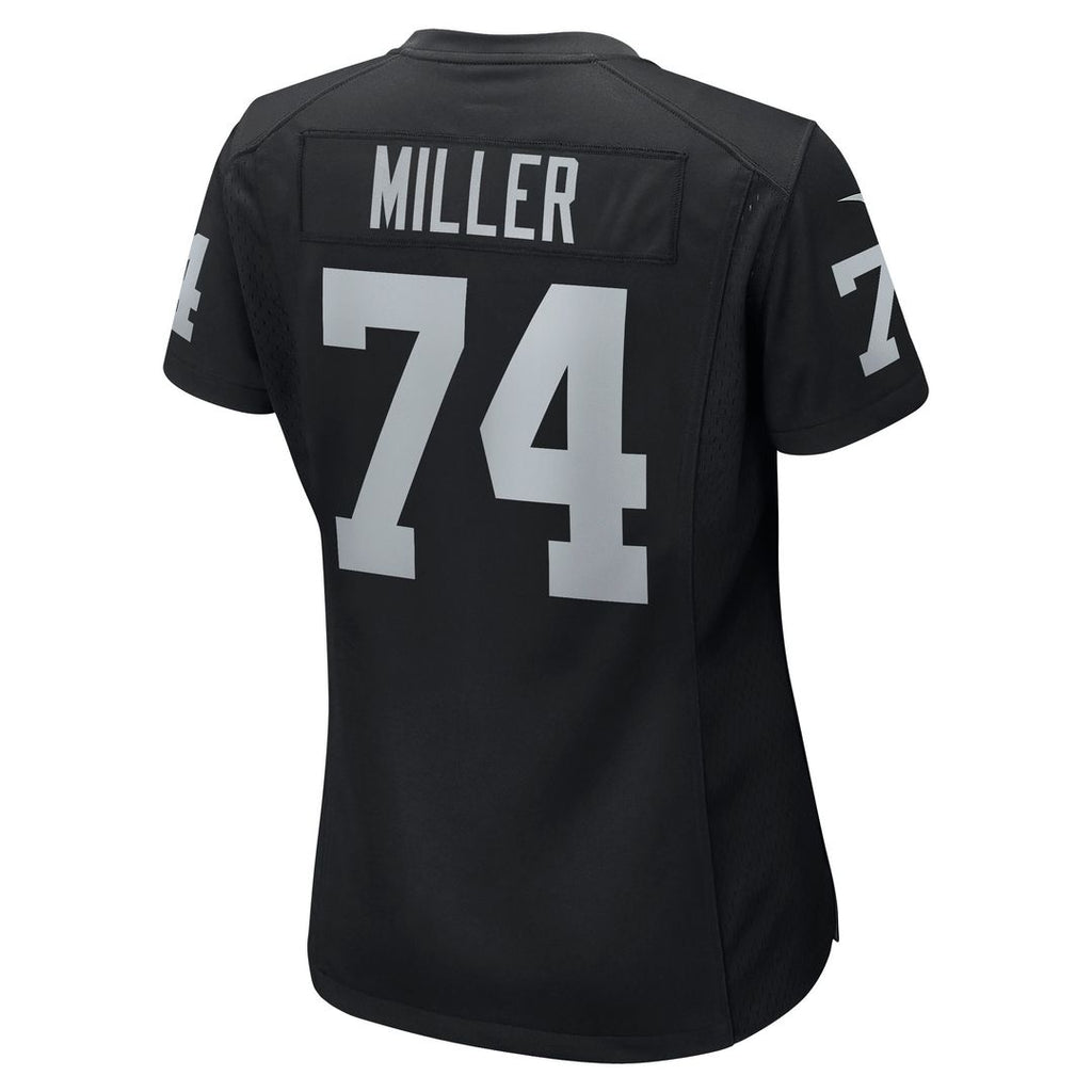 Kolton Miller Las Vegas Raiders Nike Women's Game Jersey - Black Official NFL Team Apparel Football Fan Gear