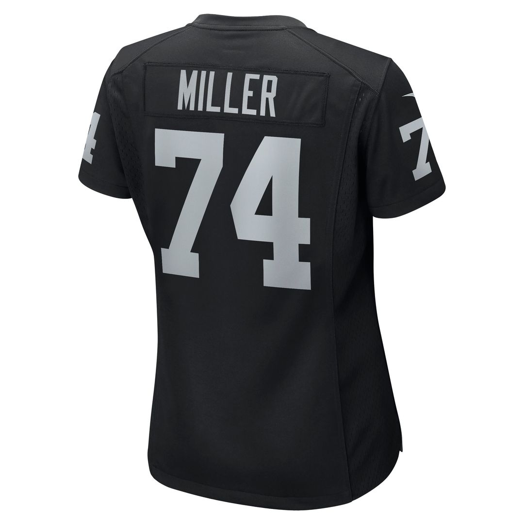 Kolton Miller Las Vegas Raiders Nike Women's Game Jersey - Black Official NFL Team Apparel Football Fan Gear