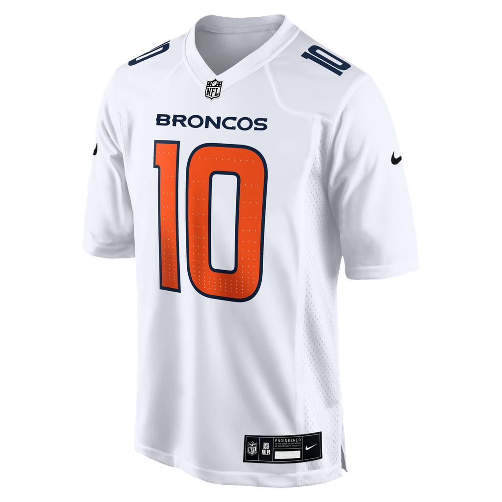 Bo Nix Denver Broncos Nike Tundra Fashion Game Jersey - White Official NFL Team Apparel Football Fan Gear