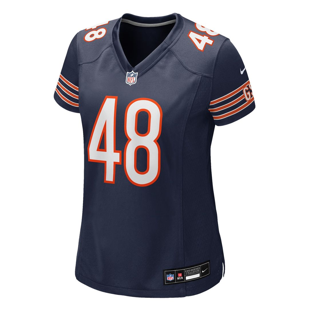 D'Marco Jackson Chicago Bears Nike Women's Team Game Jersey - Navy Official NFL Team Apparel Football Fan Gear