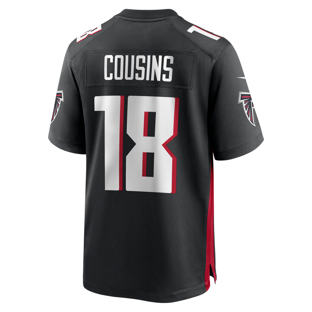 Kirk Cousins Atlanta Falcons Nike Game Player Jersey - Black Official NFL Team Apparel Football Fan Gear