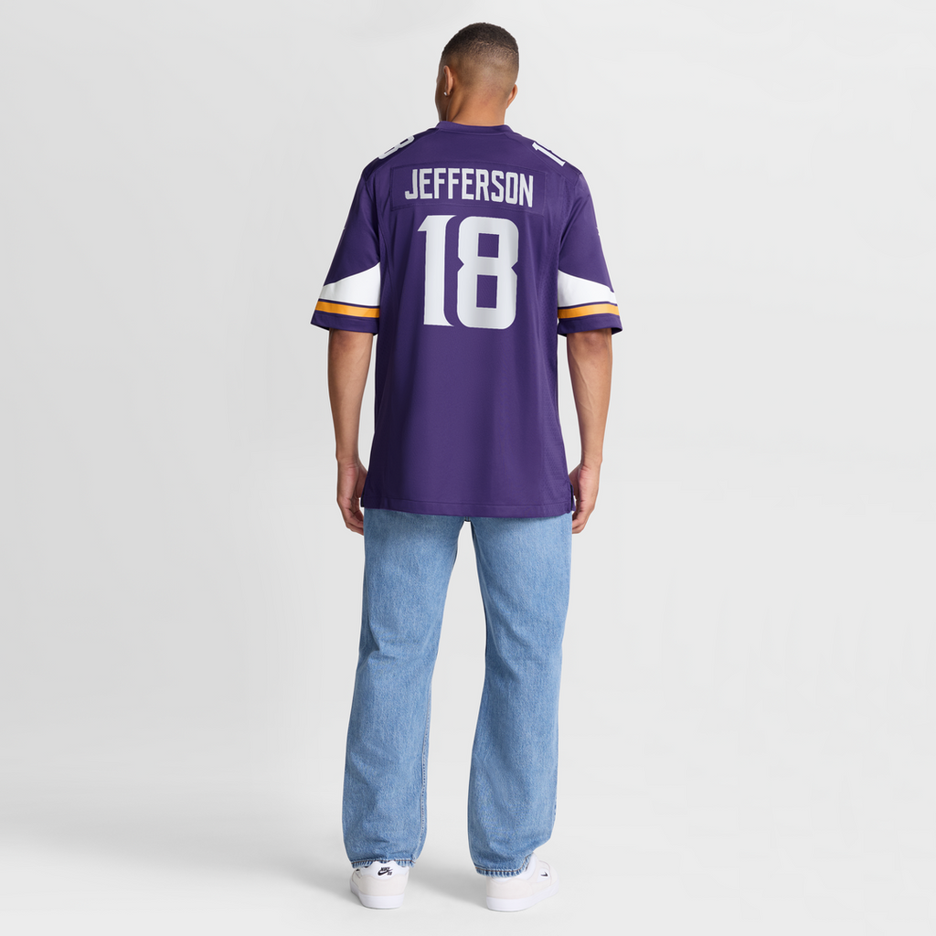 Justin Jefferson Minnesota Vikings Nike Player Game Jersey - Purple Official NFL Team Apparel Football Fan Gear
