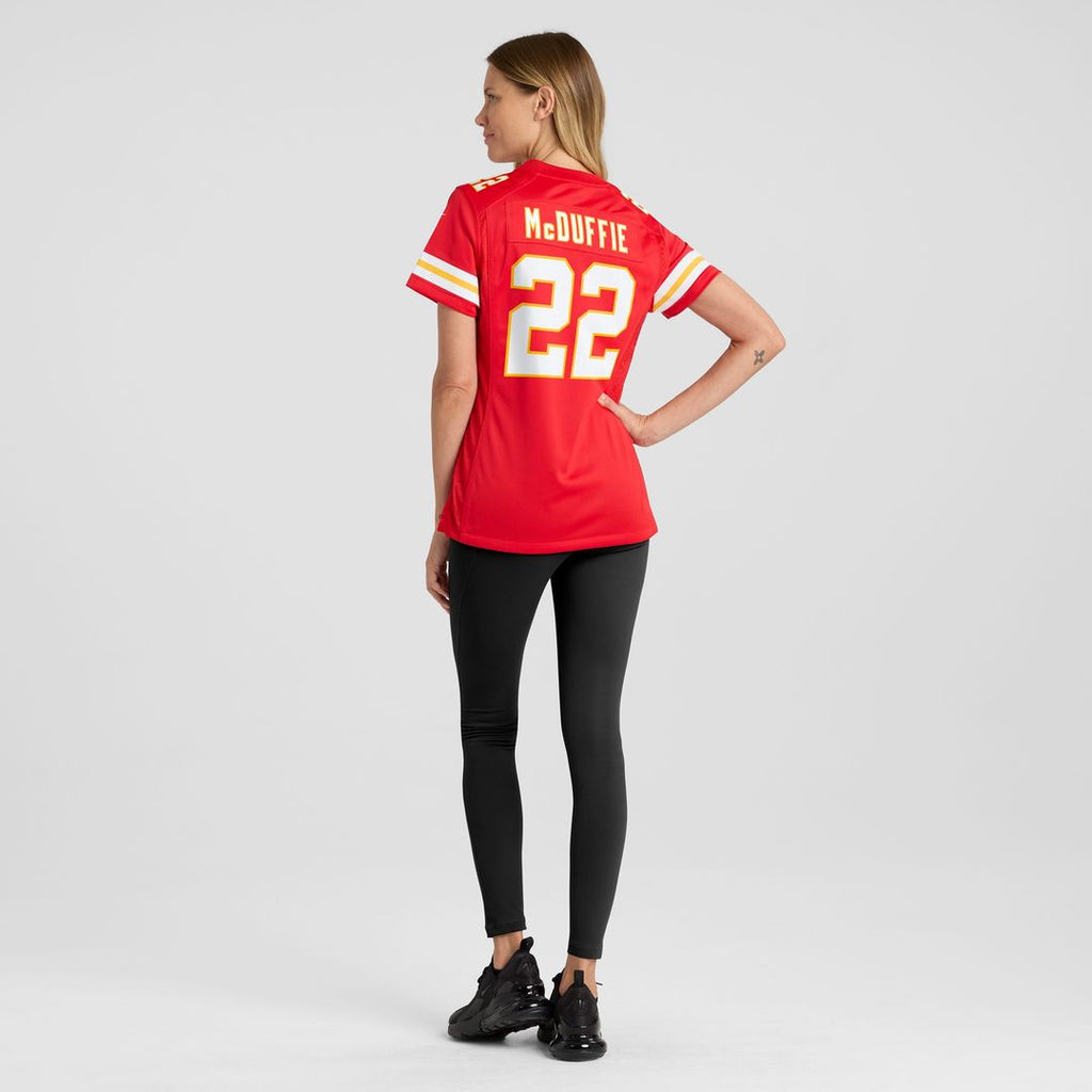 Trent McDuffie Kansas City Chiefs Nike Women's Game Jersey - Red Official NFL Team Apparel Football Fan Gear