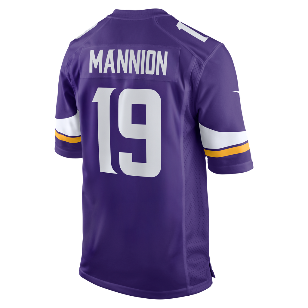 Sean Mannion Minnesota Vikings Nike Game Jersey - Purple Official NFL Team Apparel Football Fan Gear