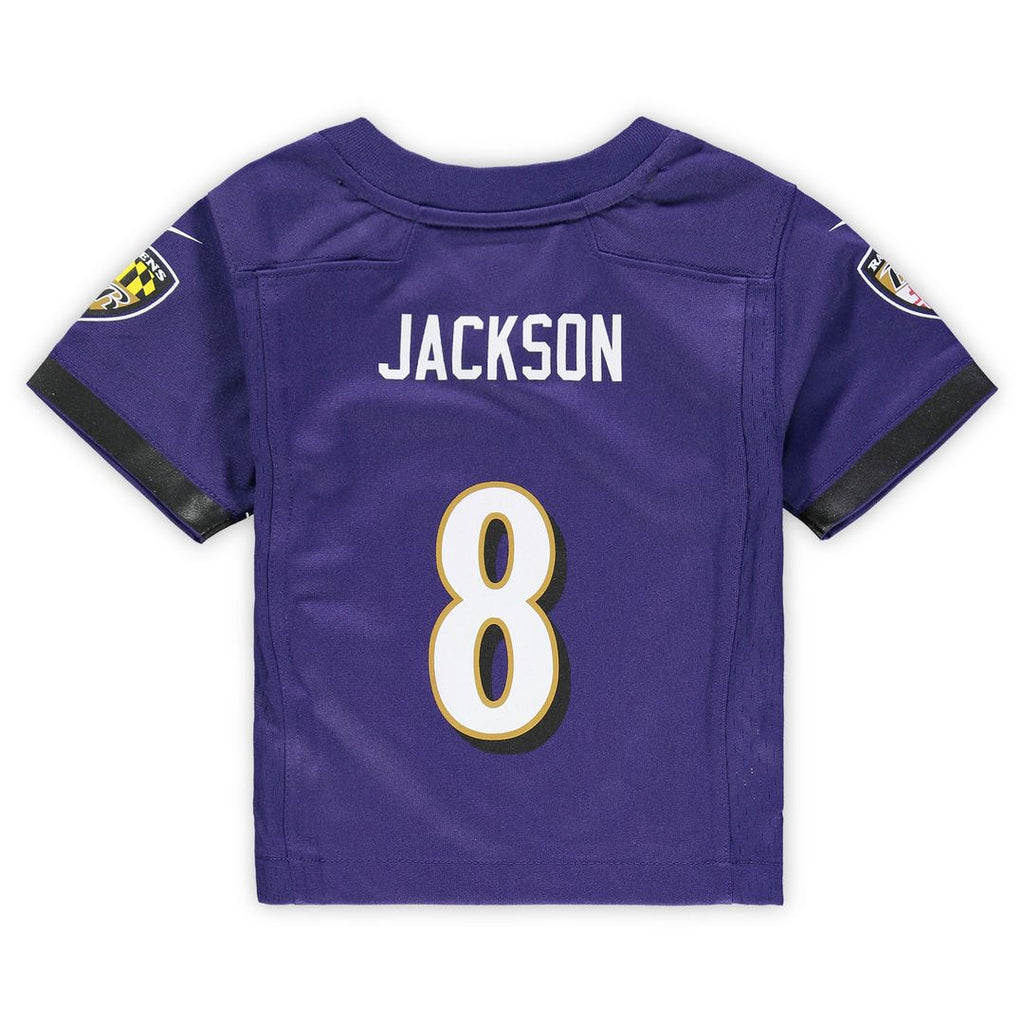 Lamar Jackson Baltimore Ravens Nike Infant Team Player Game Jersey - Purple Official NFL Team Apparel Football Fan Gear