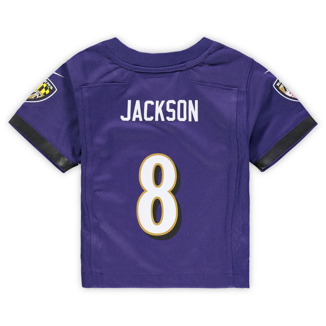Lamar Jackson Baltimore Ravens Nike Infant Team Player Game Jersey - Purple Official NFL Team Apparel Football Fan Gear