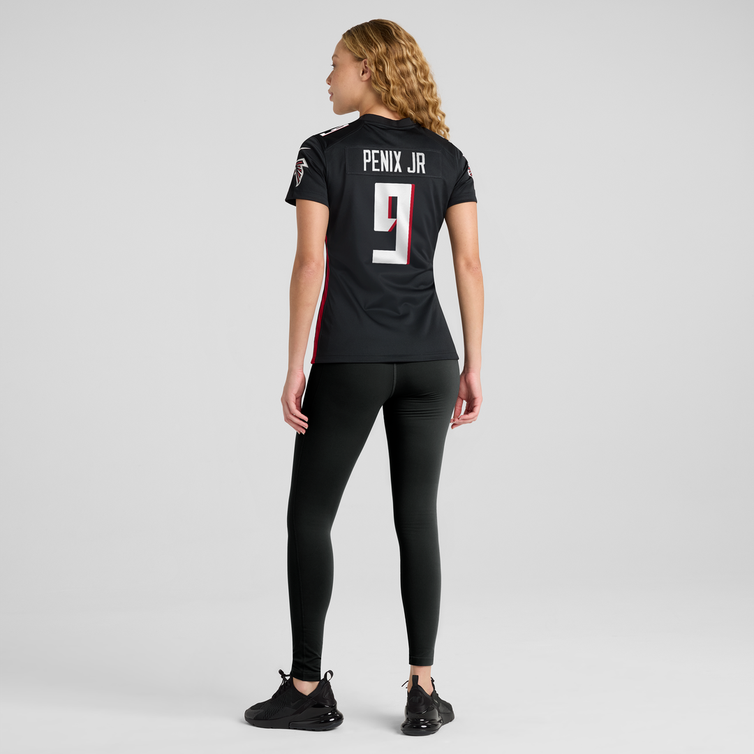 Michael Penix Jr. Atlanta Falcons Nike Women's Game Jersey - Black Official NFL Team Apparel Football Fan Gear