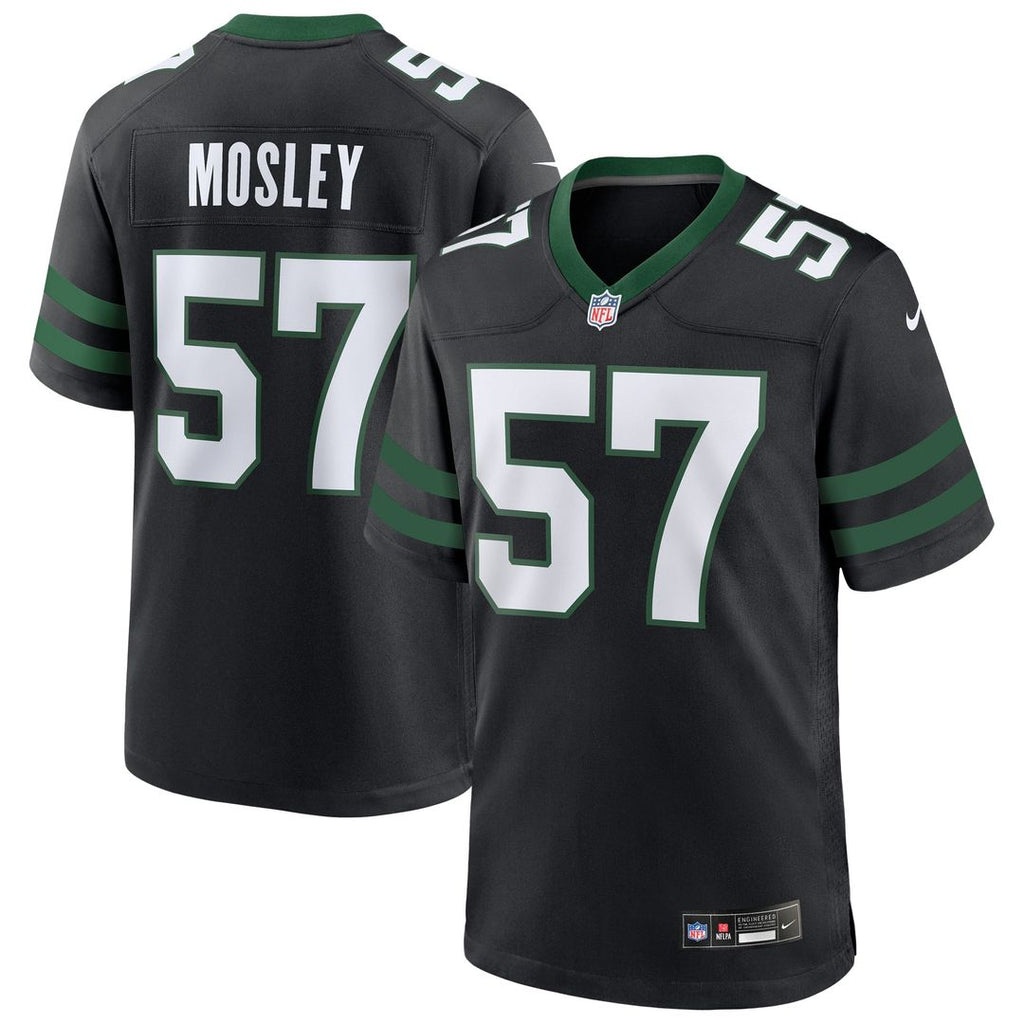 C.J. Mosley New York Jets Nike Alternate Game Jersey - Legacy Black Official NFL Team Apparel Football Fan Gear