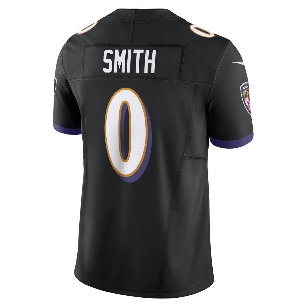 Roquan Smith Baltimore Ravens Nike Alternate Vapor F.U.S.E. Limited Jersey - Black Official NFL Team Apparel Football Fan Gear
