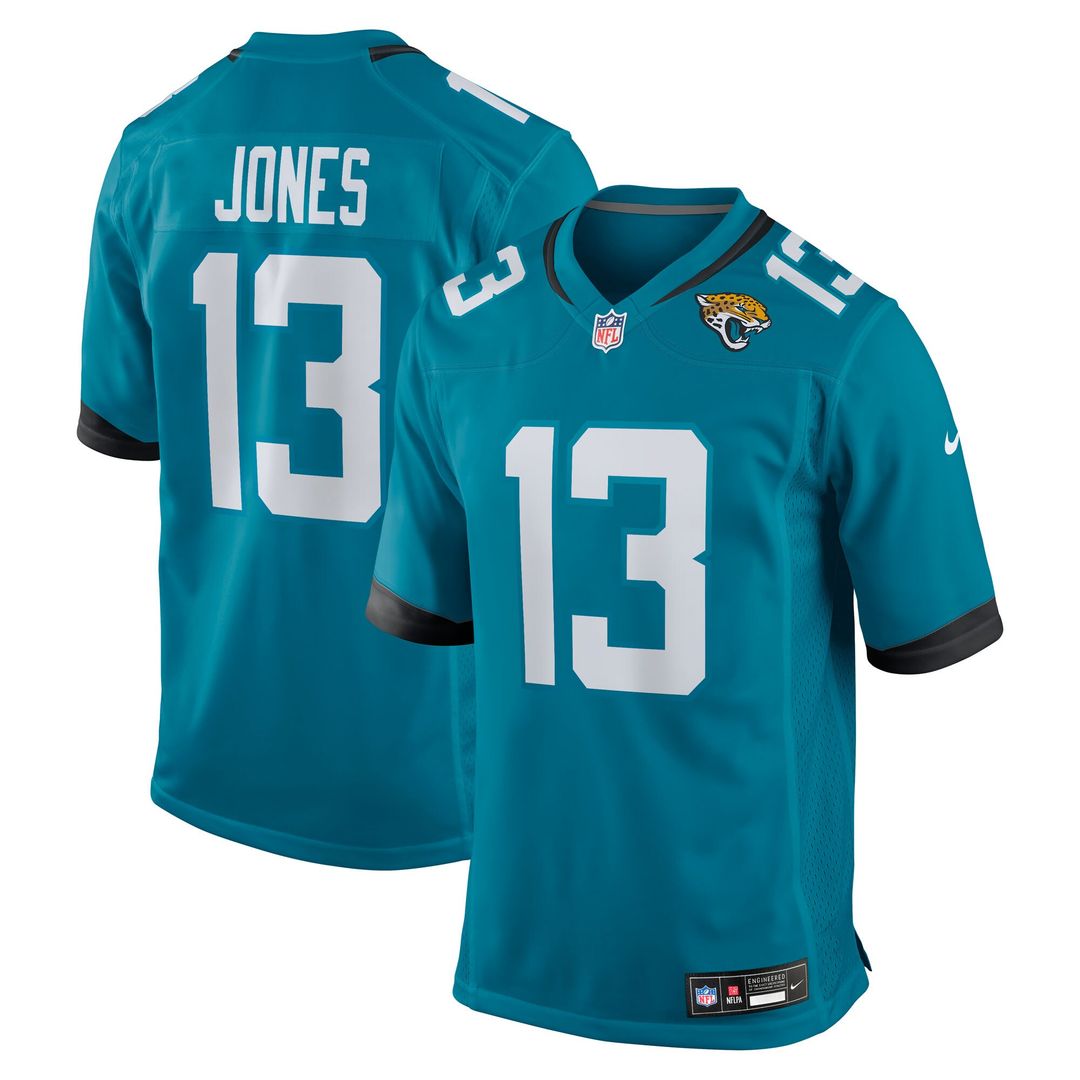 Tim Jones Jacksonville Jaguars Nike Team Game Jersey - Teal Official NFL Team Apparel Football Fan Gear