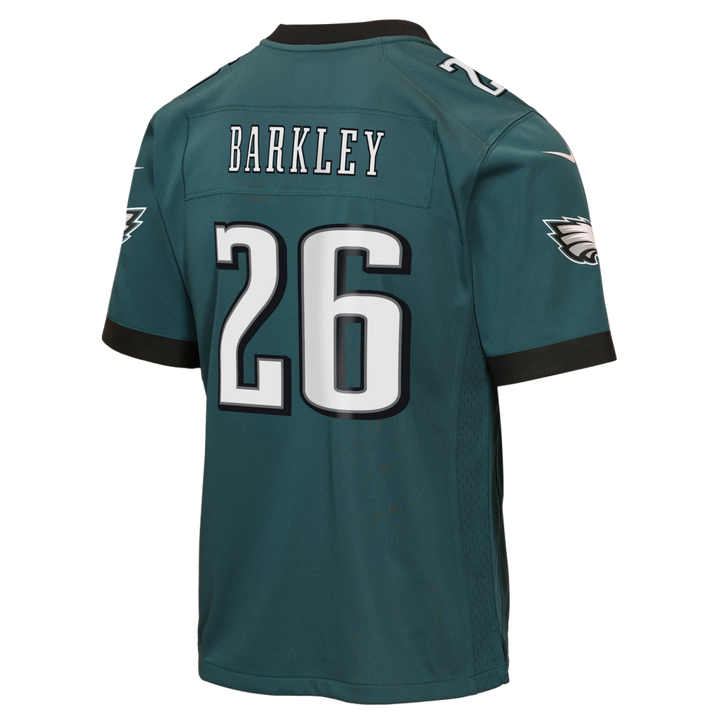 Saquon Barkley Philadelphia Eagles Nike Youth Team Game Jersey - Midnight Green Official NFL Team Apparel Football Fan Gear