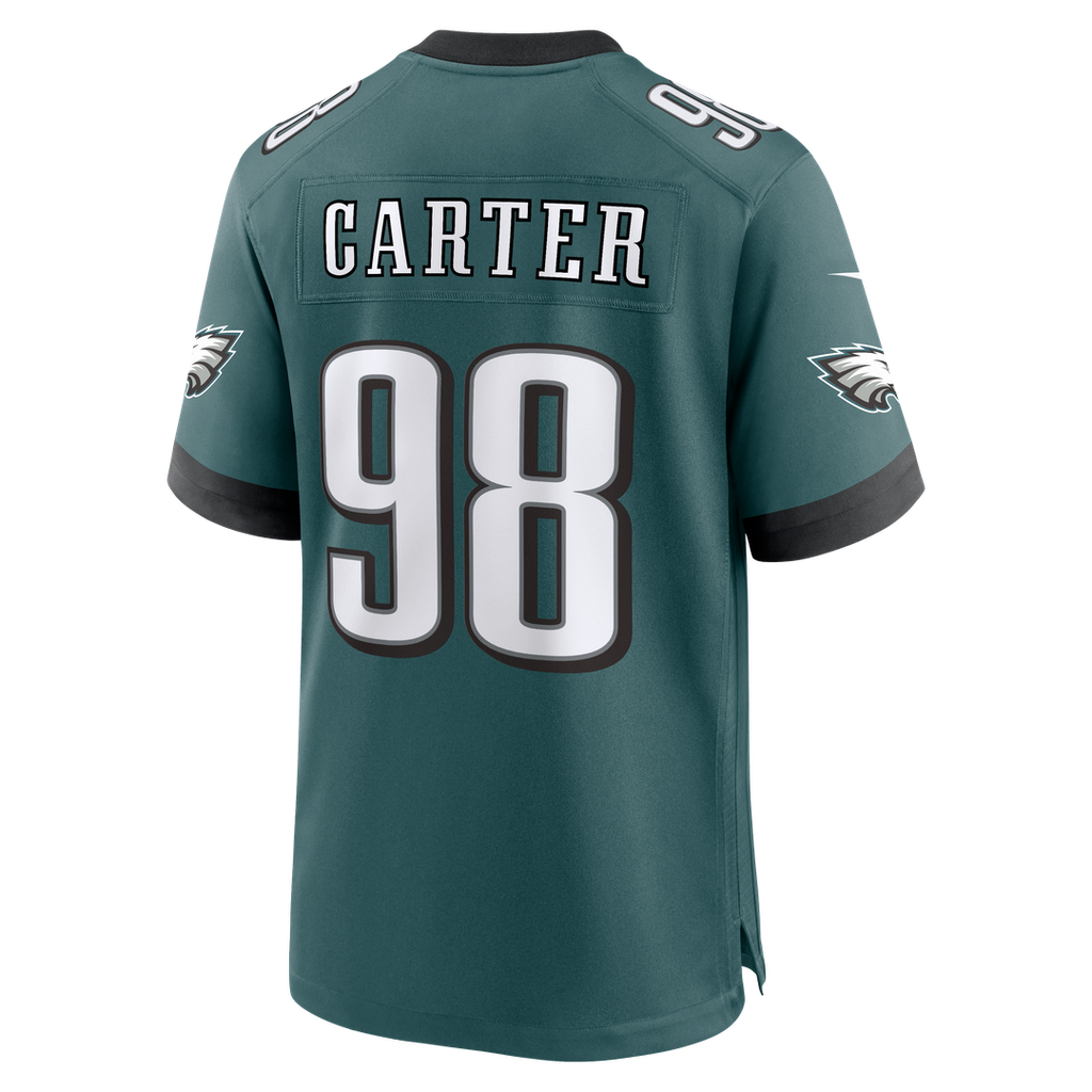 Jalen Carter Philadelphia Eagles Nike Alternate Game Jersey - Kelly Green Official NFL Team Apparel Football Fan Gear