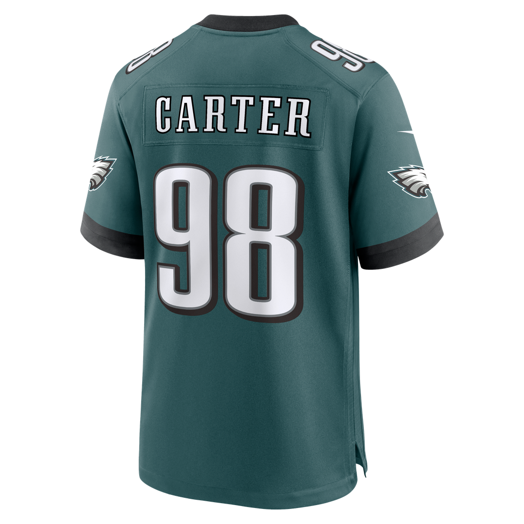 Jalen Carter Philadelphia Eagles Nike Alternate Game Player Jersey - Black Official NFL Team Apparel Football Fan Gear