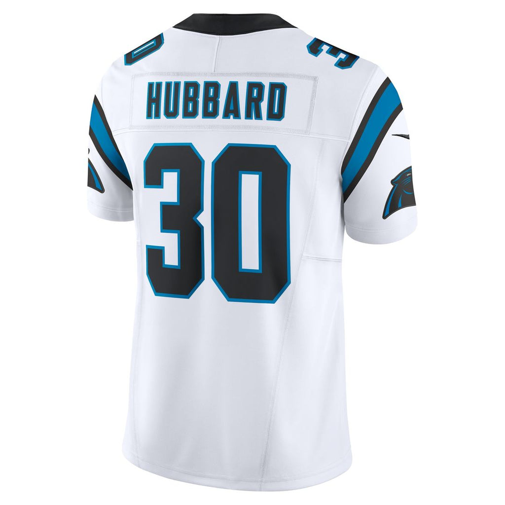 Chuba Hubbard Carolina Panthers Nike Vapor F.U.S.E. Limited Jersey - White Official NFL Team Apparel Football Fan Gear