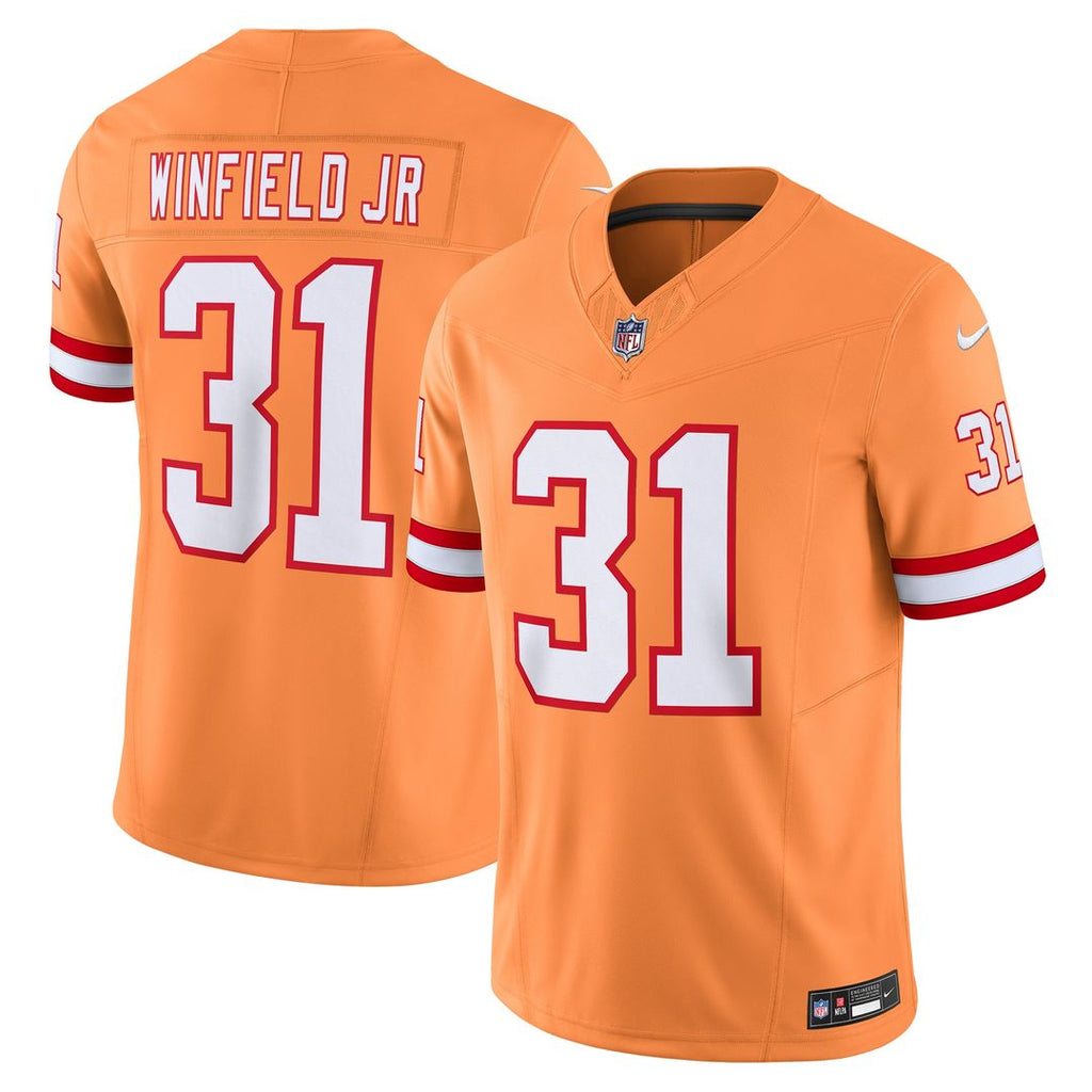 Antoine Winfield Jr. Tampa Bay Buccaneers Nike Vapor F.U.S.E. Limited Jersey - Orange Official NFL Team Apparel Football Fan Gear