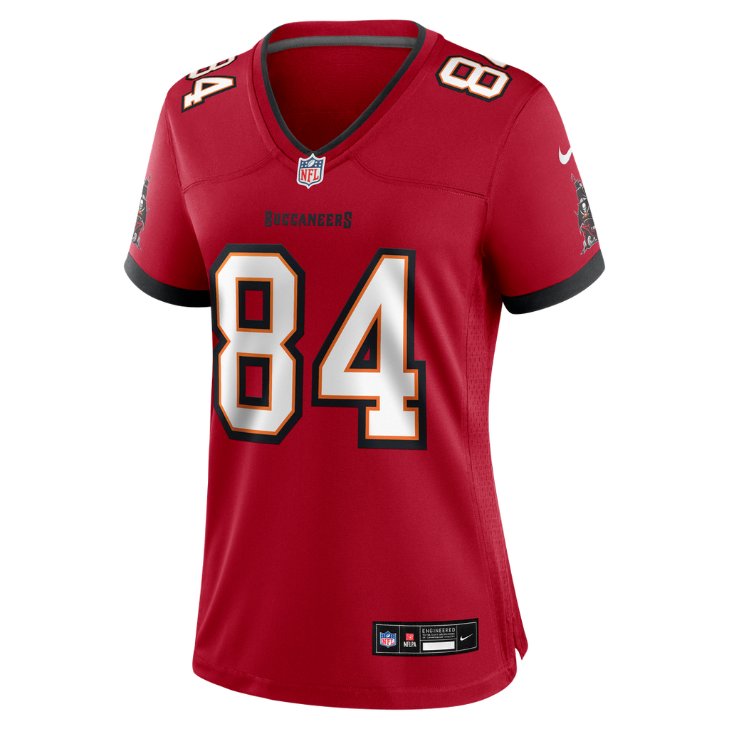 Bauer Sharp Tampa Bay Buccaneers Nike Women's Team Game Jersey - Red Official NFL Team Apparel Football Fan Gear
