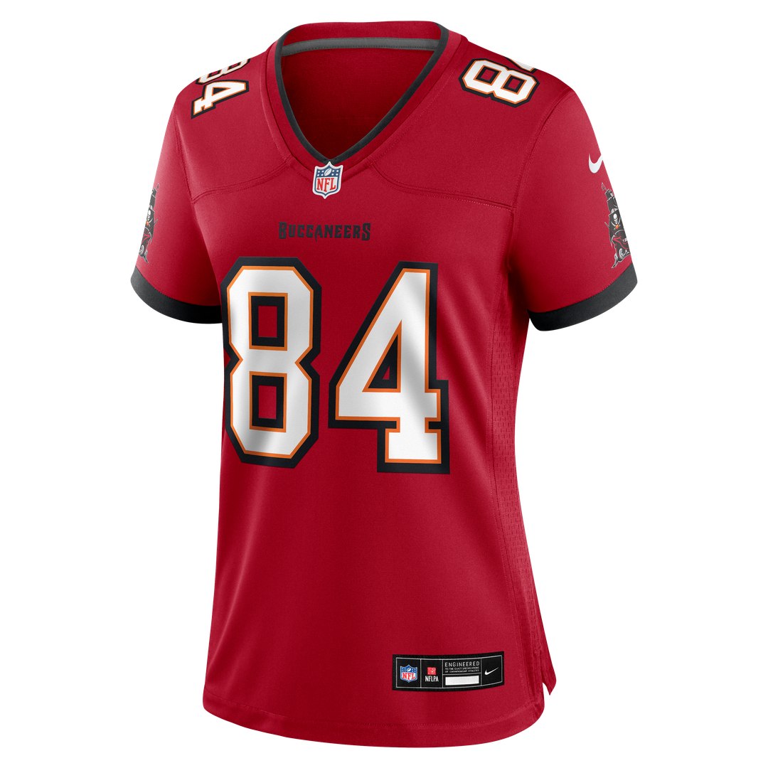 Bauer Sharp Tampa Bay Buccaneers Nike Women's Team Game Jersey - Red Official NFL Team Apparel Football Fan Gear