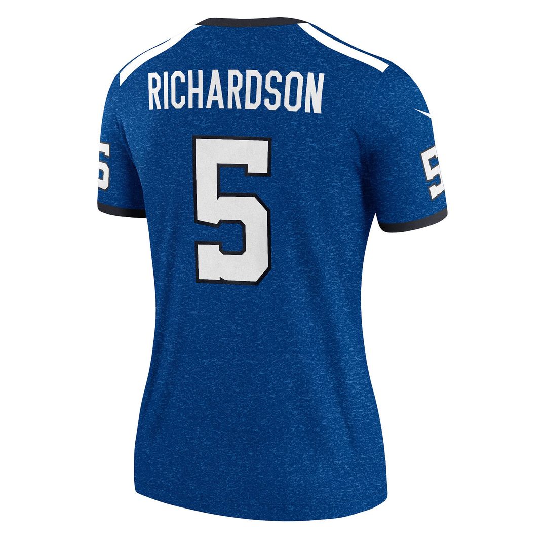 Anthony Richardson Indianapolis Colts Nike Women's Alternate Legend Player Performance Top - Royal NFL Fan Gear Popular Style