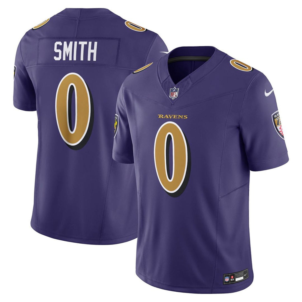 Roquan Smith Baltimore Ravens Nike Alternate 2 Vapor F.U.S.E. Limited Jersey - Purple Official NFL Team Apparel Football Fan Gear
