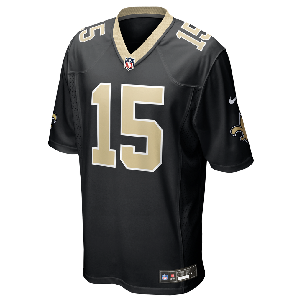 Mason Tipton New Orleans Saints Nike Team Game Jersey - Black Official NFL Team Apparel Football Fan Gear