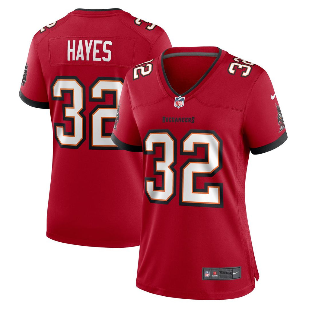 Josh Hayes Tampa Bay Buccaneers Nike Women's Game Jersey - Red Official NFL Team Apparel Football Fan Gear