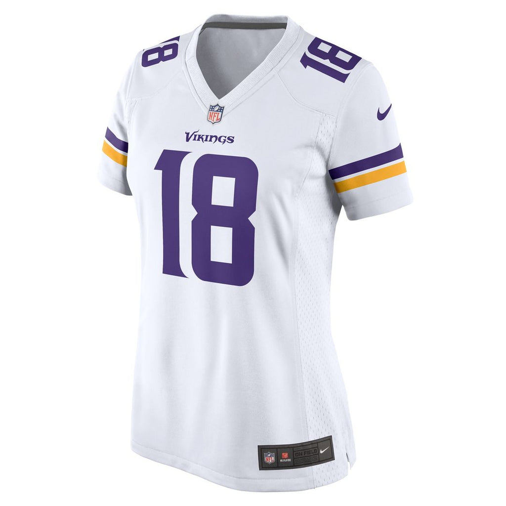 Justin Jefferson Minnesota Vikings Nike Women's Game Player Jersey - White Official NFL Team Apparel Football Fan Gear