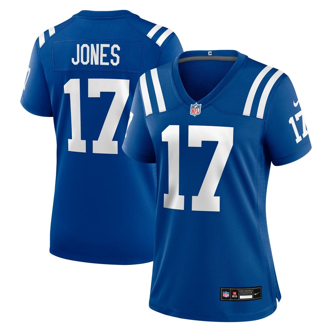 Daniel Jones Indianapolis Colts Nike Women's Team Game Jersey - Royal Official NFL Team Apparel Football Fan Gear