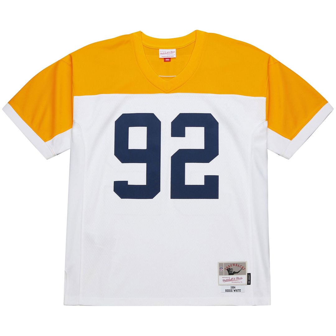 Reggie White Green Bay Packers Mitchell & Ness 1994 Legacy Replica Jersey - White Official NFL Team Apparel Football Fan Gear