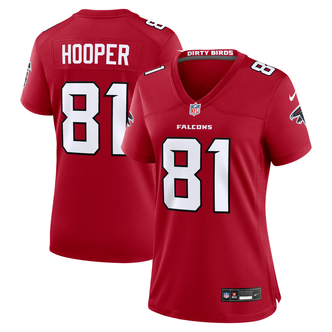 Austin Hooper Atlanta Falcons Nike Women's Team Game Jersey - Red Official NFL Team Apparel Football Fan Gear
