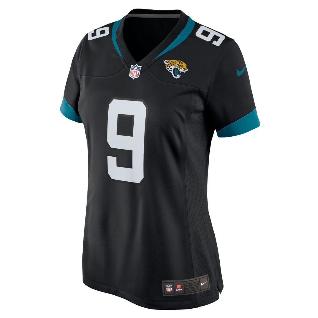 Logan Cooke Jacksonville Jaguars Nike Women's Game Jersey - Black Official NFL Team Apparel Football Fan Gear