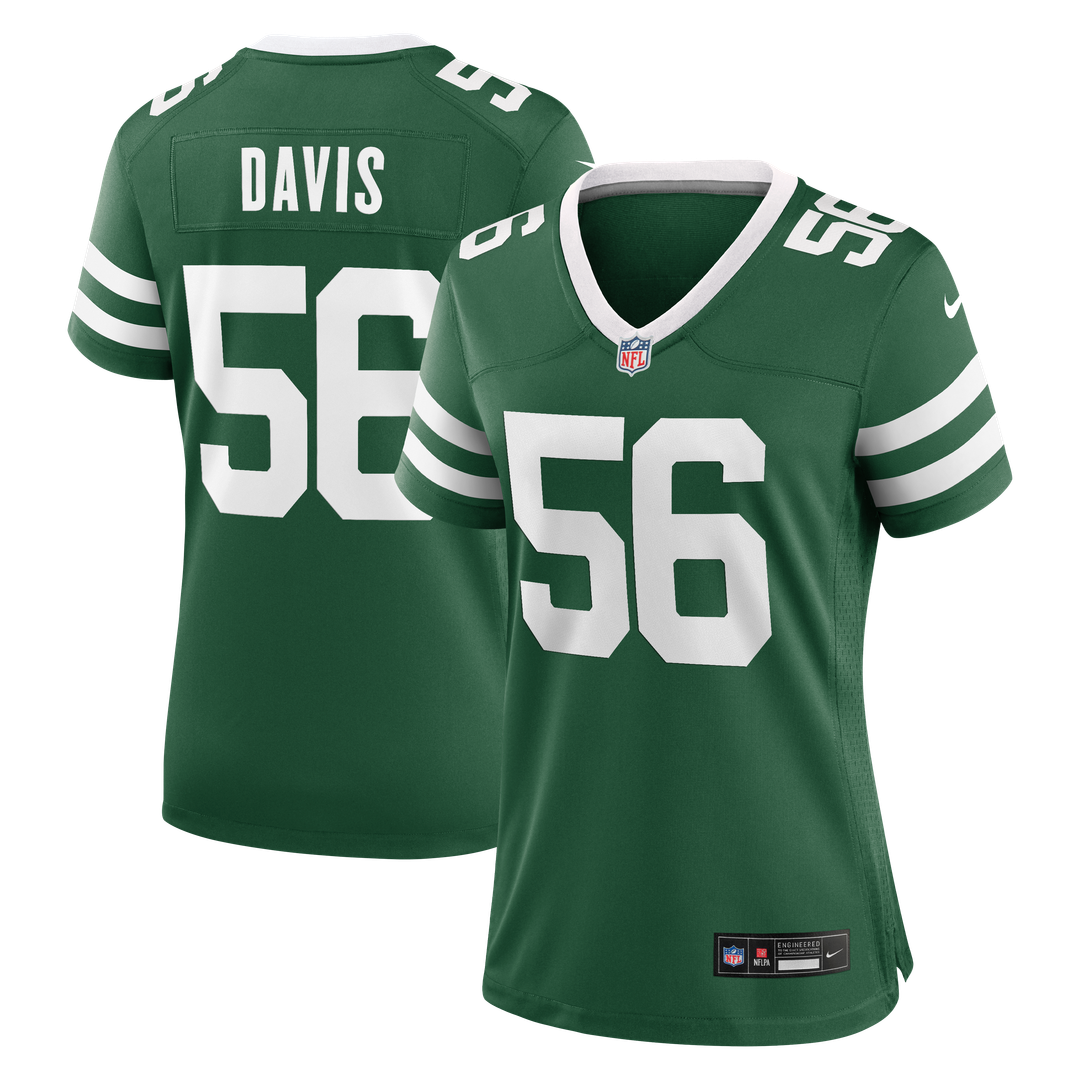 Demario Davis New York Jets Nike Women's Team Game Jersey - Legacy Green Official NFL Team Apparel Football Fan Gear
