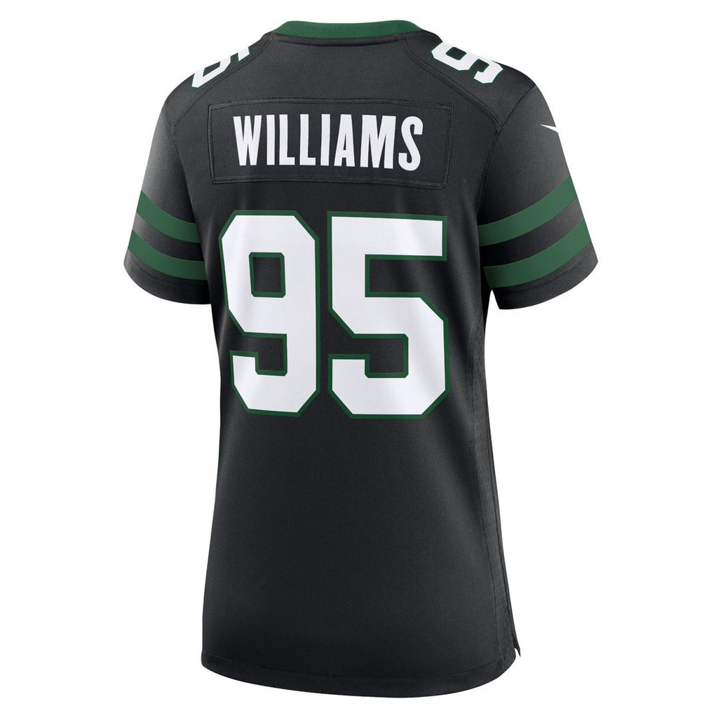 Quinnen Williams New York Jets Nike Women's Alternate Game Jersey - Legacy Black Official NFL Team Apparel Football Fan Gear