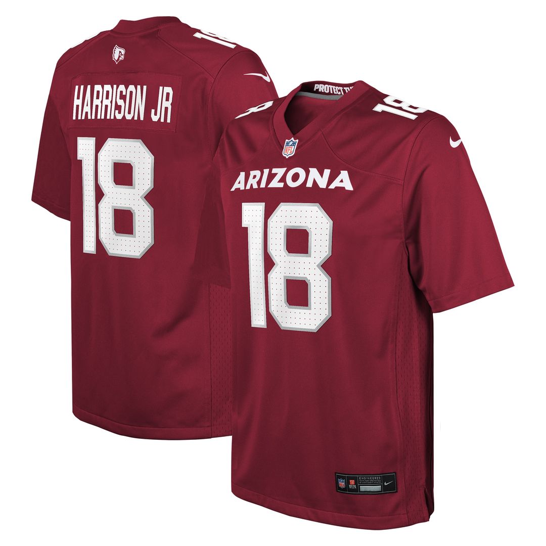 Marvin Harrison Jr. Arizona Cardinals Nike Youth Game Jersey - Cardinal Official NFL Team Apparel Football Fan Gear