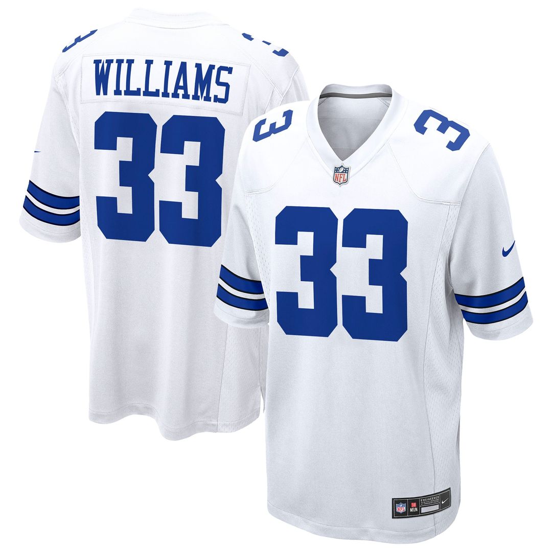 Javonte Williams Dallas Cowboys Nike Alternate Game Jersey - Navy Official NFL Team Apparel Football Fan Gear