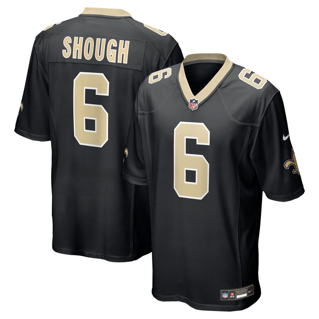 Tyler Shough New Orleans Saints Nike Game Jersey - Black Official NFL Team Apparel Football Fan Gear
