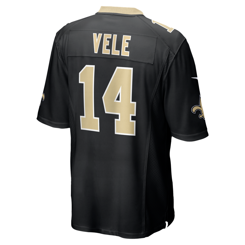 Devaughn Vele New Orleans Saints Nike Team Game Jersey - Black Official NFL Team Apparel Football Fan Gear