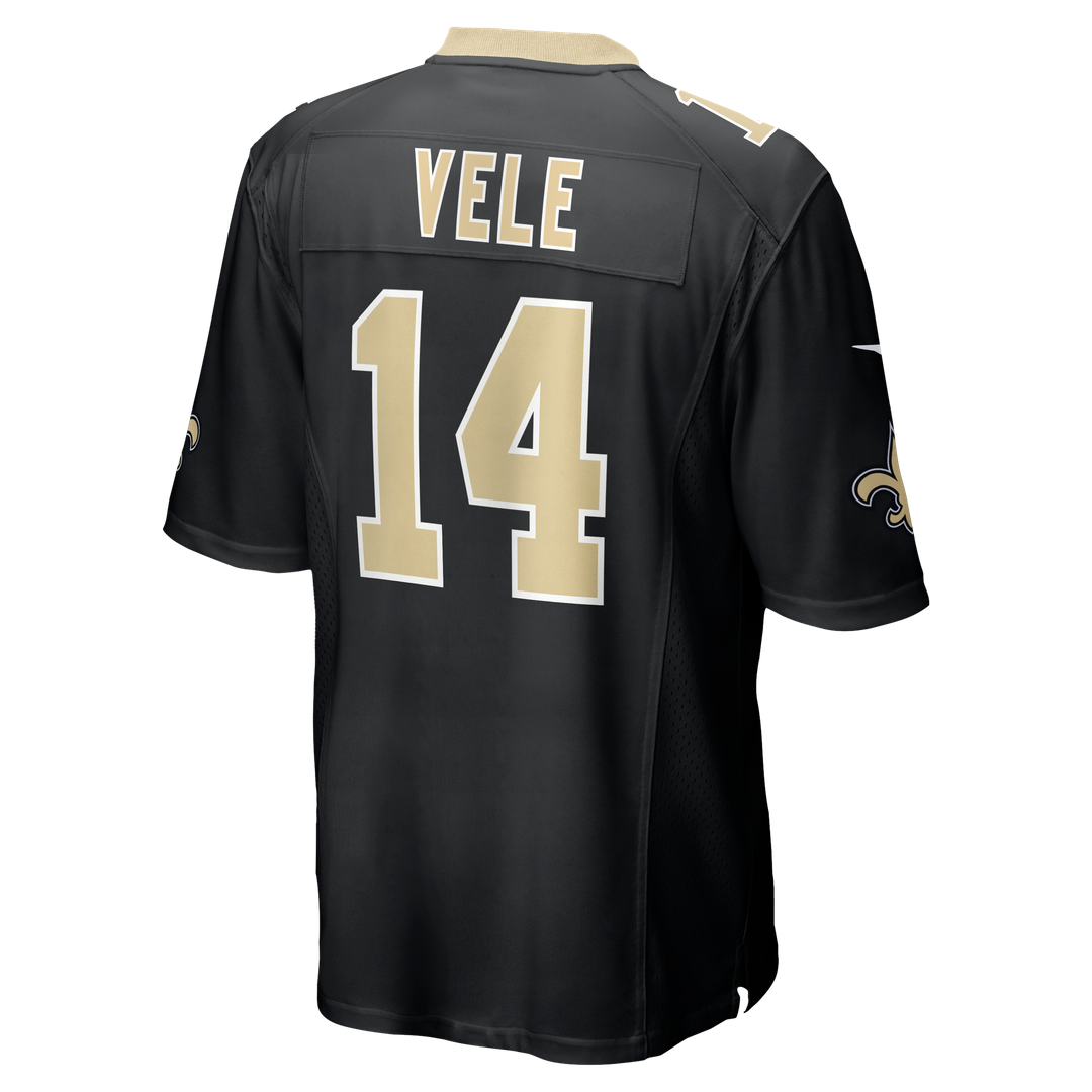 Devaughn Vele New Orleans Saints Nike Team Game Jersey - Black Official NFL Team Apparel Football Fan Gear