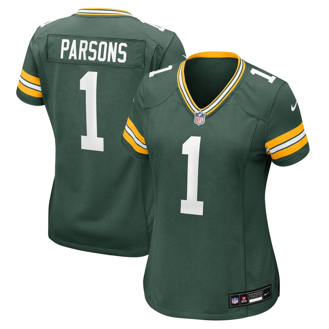 Micah Parsons Green Bay Packers Nike Women's Game Player Jersey - Green Official NFL Team Apparel Football Fan Gear