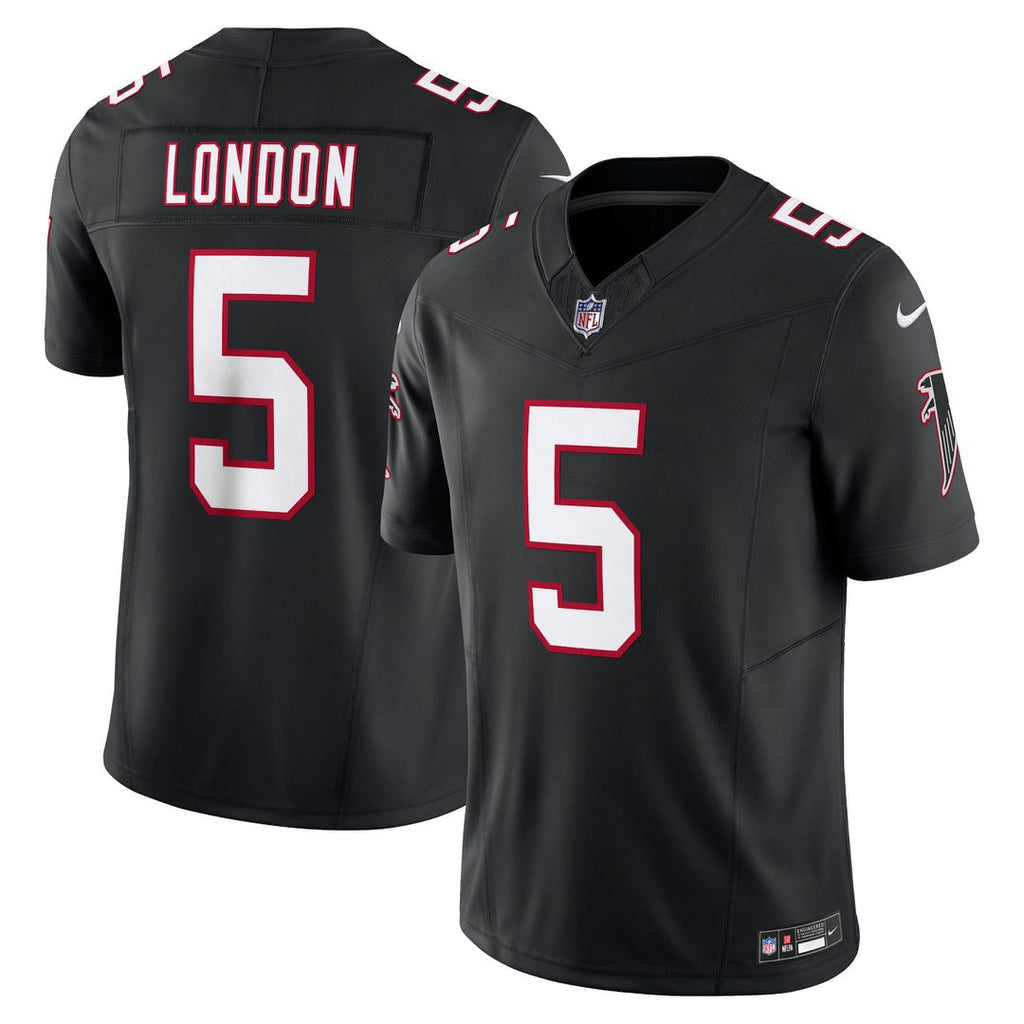 Drake London Atlanta Falcons Nike Vapor F.U.S.E. Limited Jersey - Black Official NFL Team Apparel Football Fan Gear