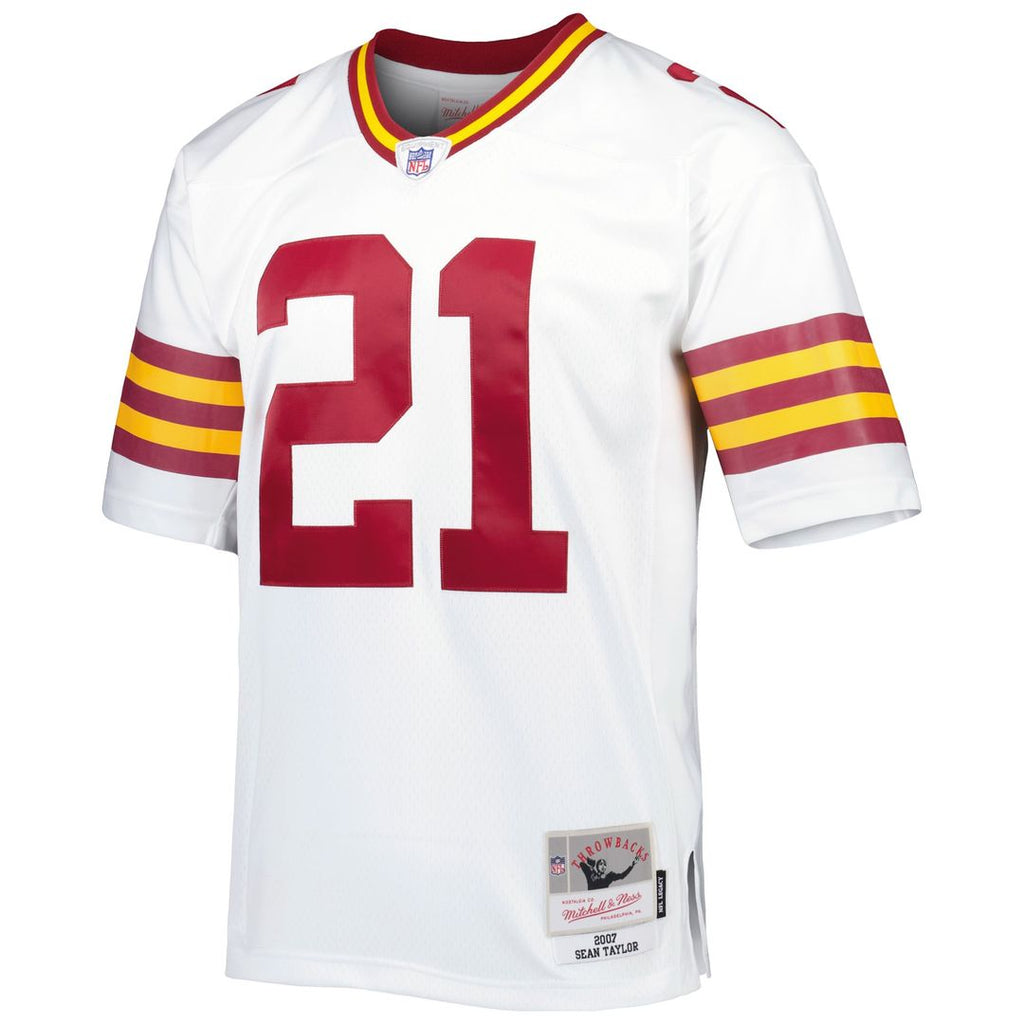 Sean Taylor Washington Football Team Mitchell & Ness Legacy Replica Jersey - White Official NFL Team Apparel Football Fan Gear