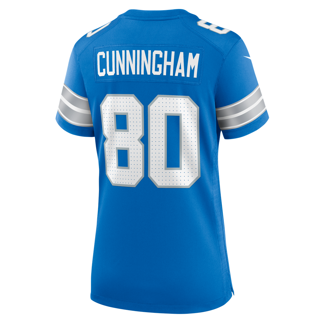 Malik Cunningham Detroit Lions Nike Women's Team Game Jersey - Blue Official NFL Team Apparel Football Fan Gear