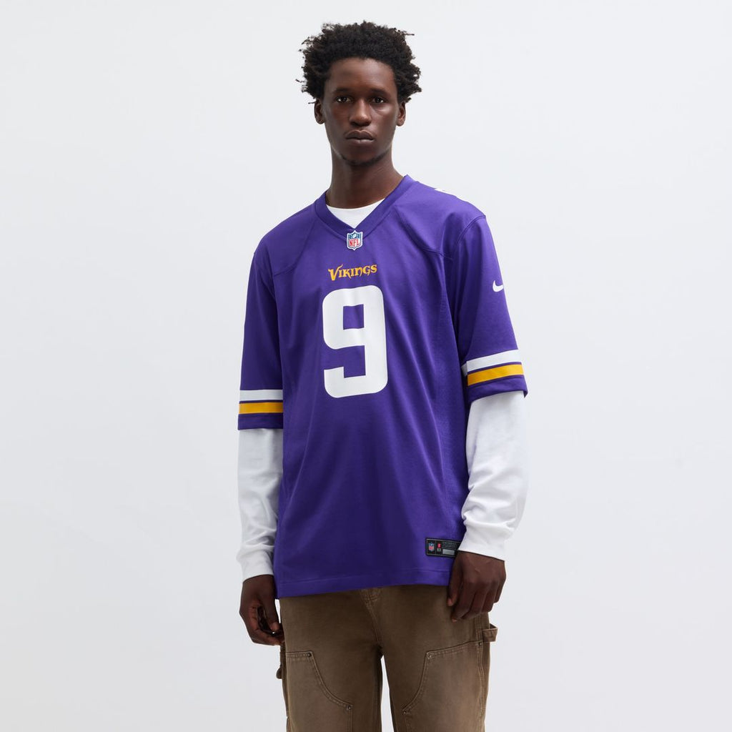 J.J. McCarthy Minnesota Vikings Nike Alternate Game Player Jersey - White Official NFL Team Apparel Football Fan Gear
