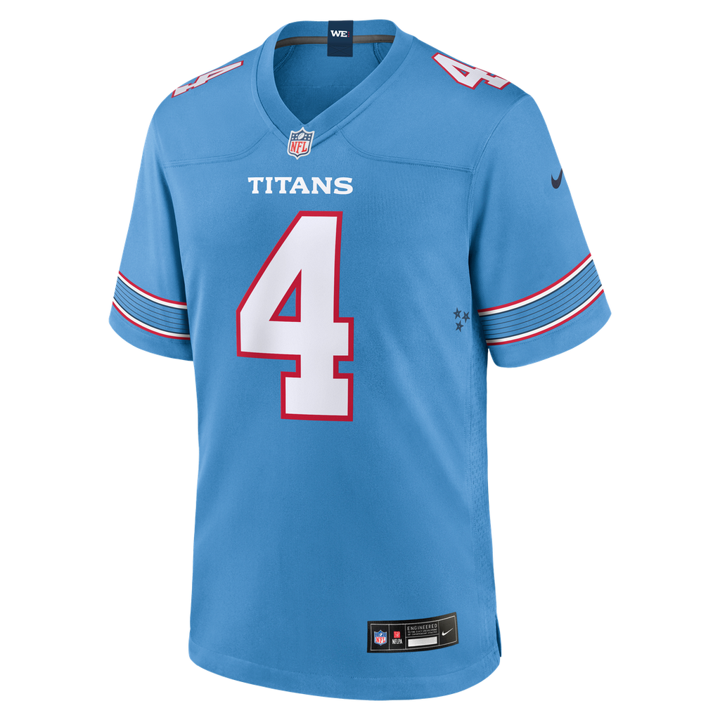 Wan'Dale Robinson Tennessee Titans Nike Team Game Jersey - Light Blue Official NFL Team Apparel Football Fan Gear