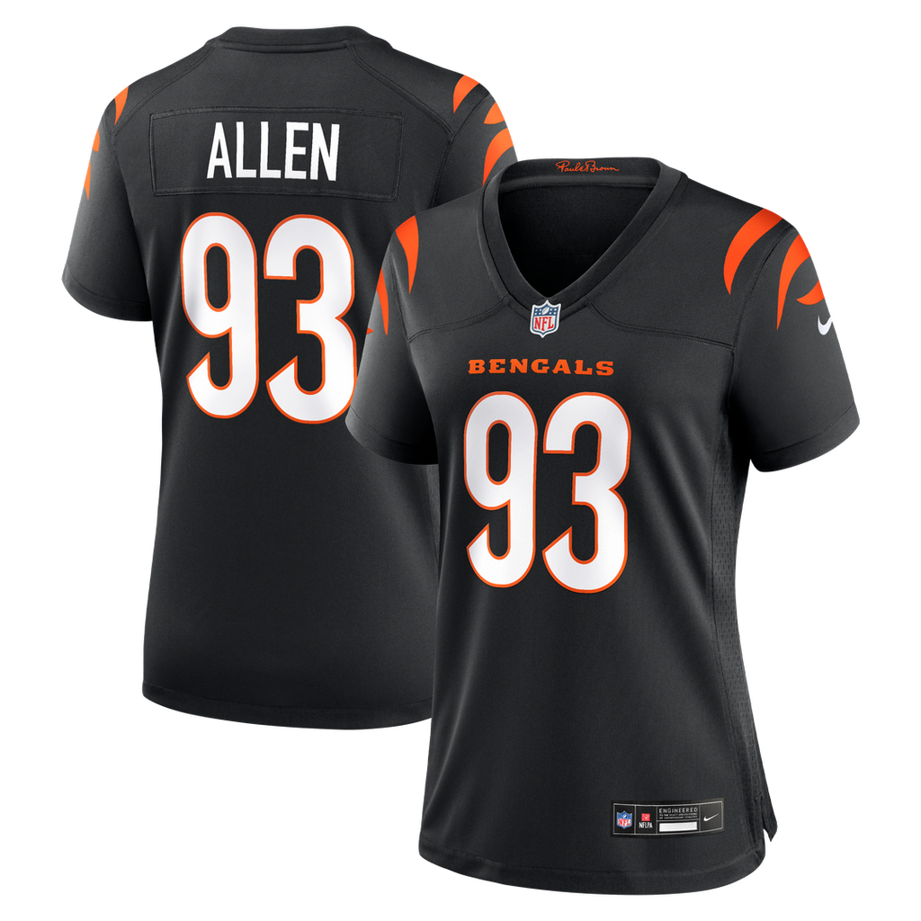 Jonathan Allen Cincinnati Bengals Nike Women's Team Game Jersey - Black Official NFL Team Apparel Football Fan Gear