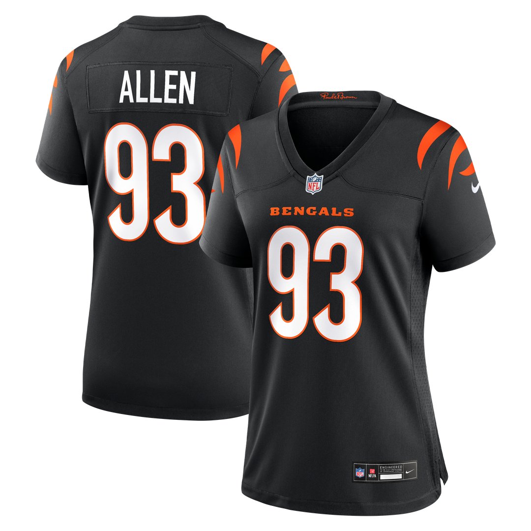 Jonathan Allen Cincinnati Bengals Nike Women's Team Game Jersey - Black Official NFL Team Apparel Football Fan Gear