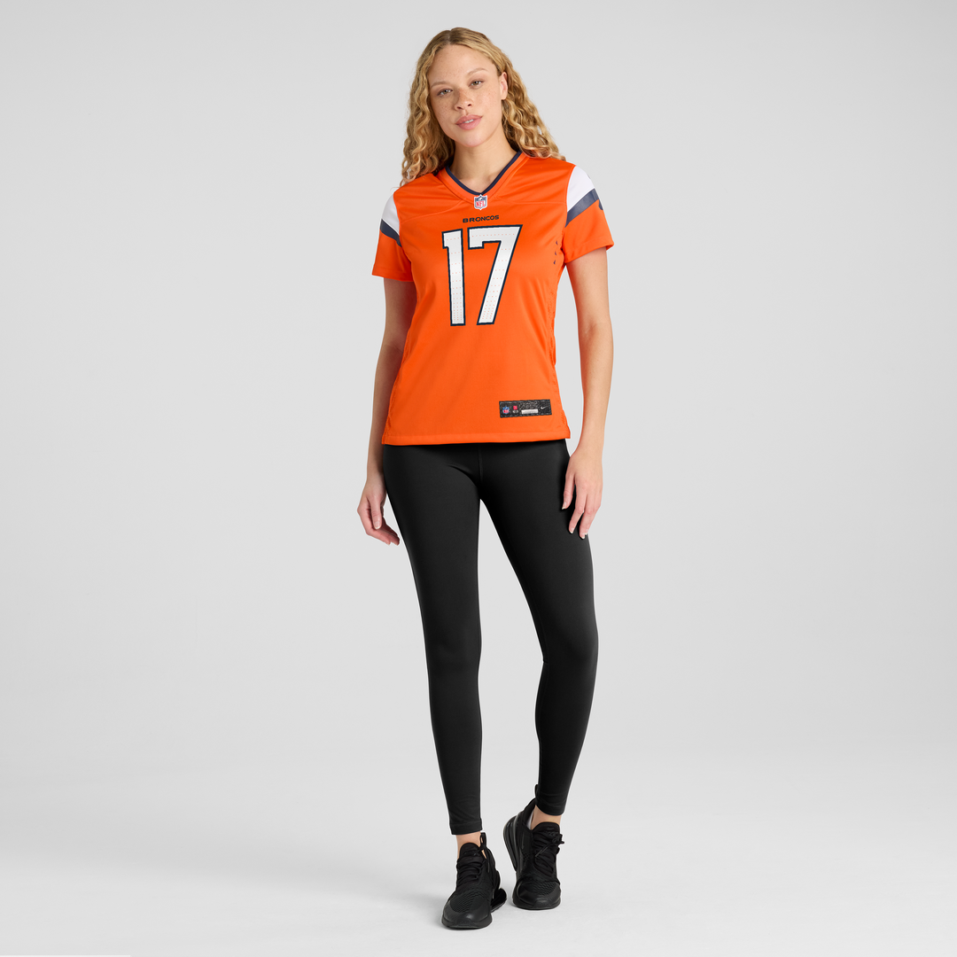 Lil'Jordan Humphrey Denver Broncos Nike Women's Team Game Jersey - Orange Official NFL Team Apparel Football Fan Gear