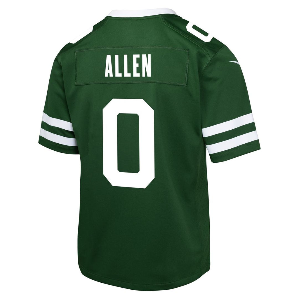Braelon Allen New York Jets Nike Youth Team Game Jersey - Green Official NFL Team Apparel Football Fan Gear